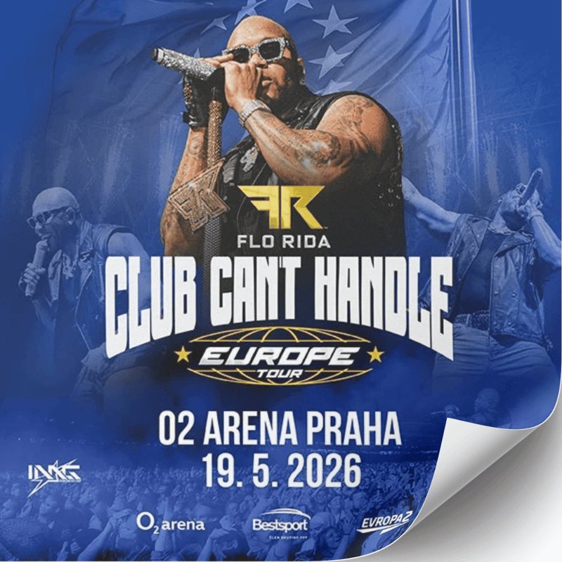 Vstupenka na koncert Flo Rida, hudební festival, vstupní lístek, Swapik CZ, detail vstupenky na obrázku