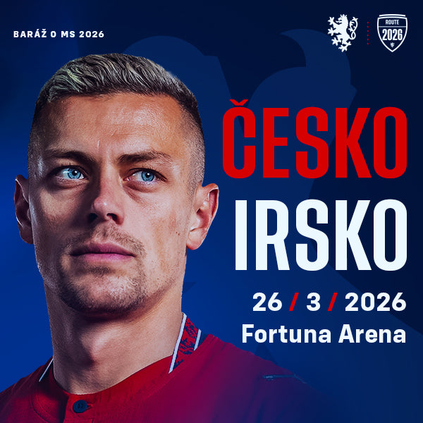 Vstupenky na zápas Česko vs. Irsko 26.3.2026, sportovní událost, oficiální vstupenky Swapik CZ, detailní pohled na lístky